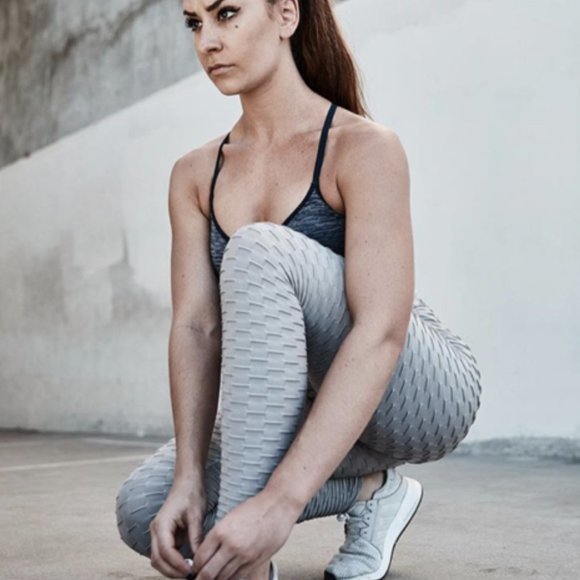 🇧🇷AUTHENTIC Brazilian Honeycomb Gym Leggings - Picture 10 of 15